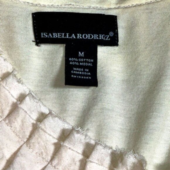 Isabella Rodriguez Sleeveless Top, Ruffles, Medium - Picture 9 of 9